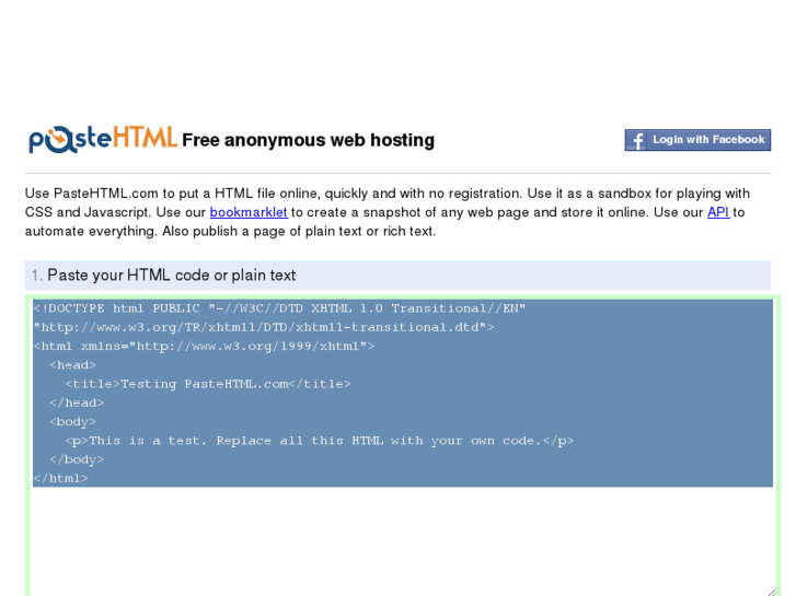 www.pastehtml.com