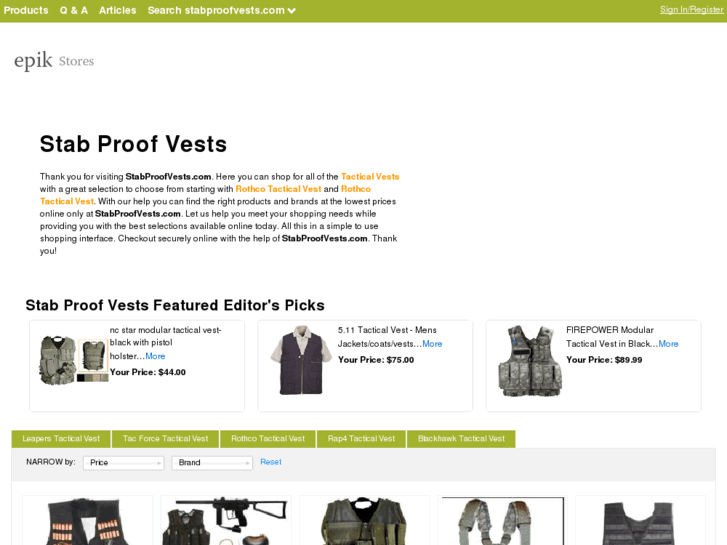 www.stabproofvests.com