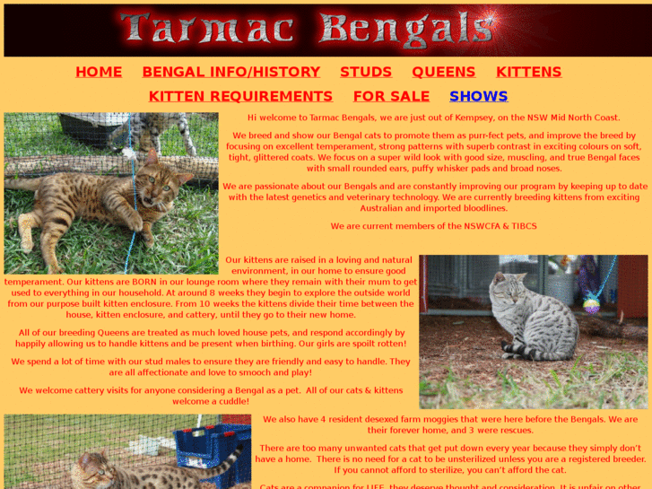 www.tarmacbengals.com.au