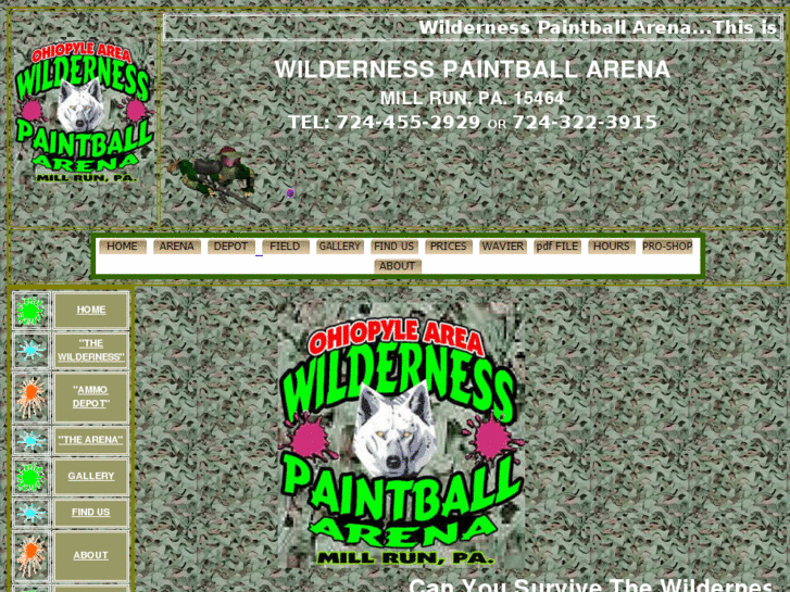 www.wildernesspaintballarena.com