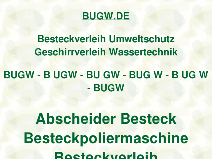 www.bugw.de