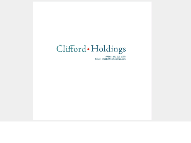 www.cliffordholdings.com