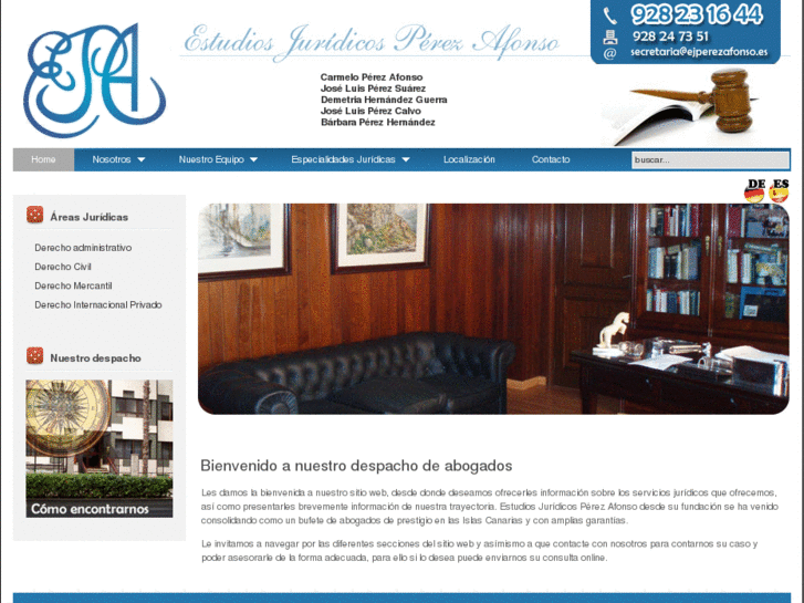 www.estudiosjuridicosperezafonso.es