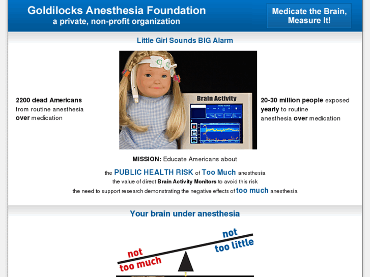 www.goldilocksanesthesiafoundation.org