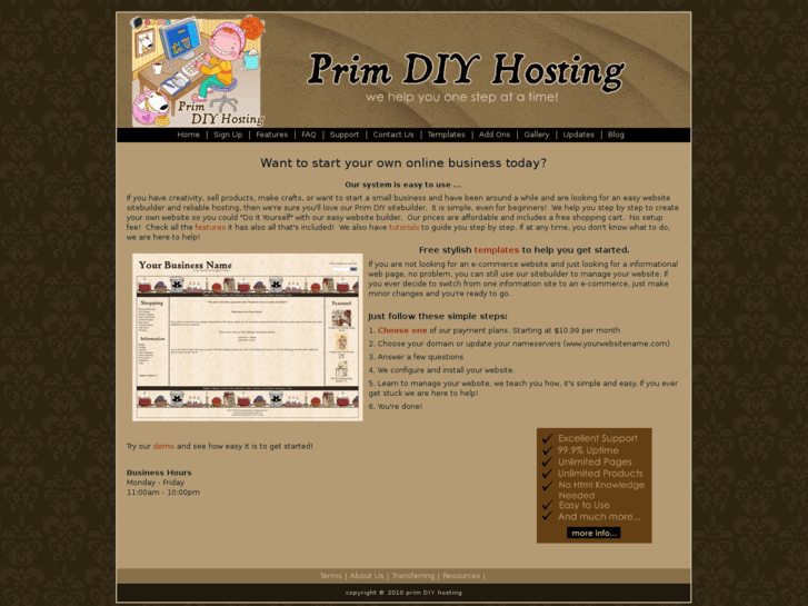 www.primdiyhosting.com