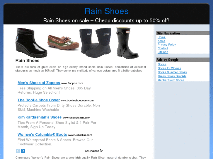 www.rain-shoes.net