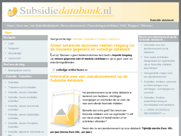 www.subsidiedatabank.nl