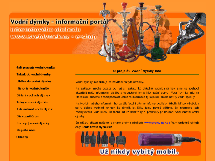 www.vodnidymky.info