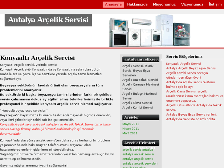 www.antalyaarcelikservis.com