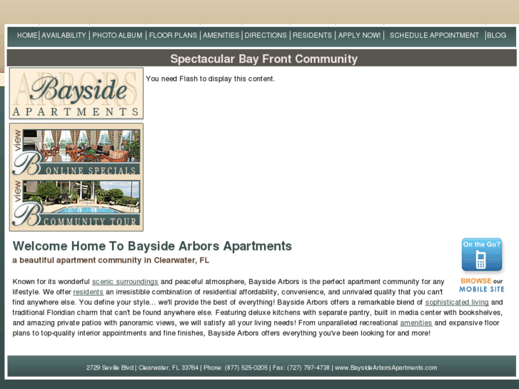 www.baysidearborsapartments.com