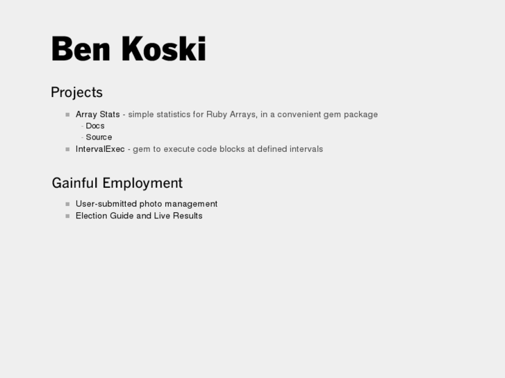 www.benkoski.com