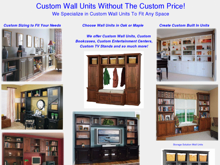 www.customwallunits.net