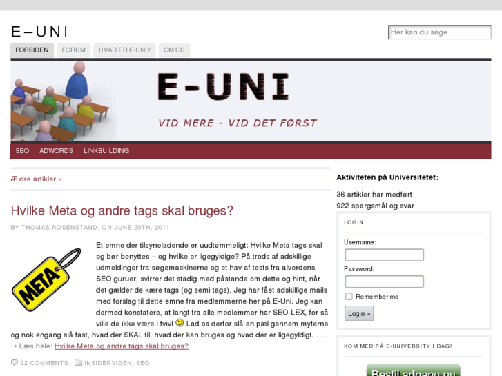 www.e-university.dk