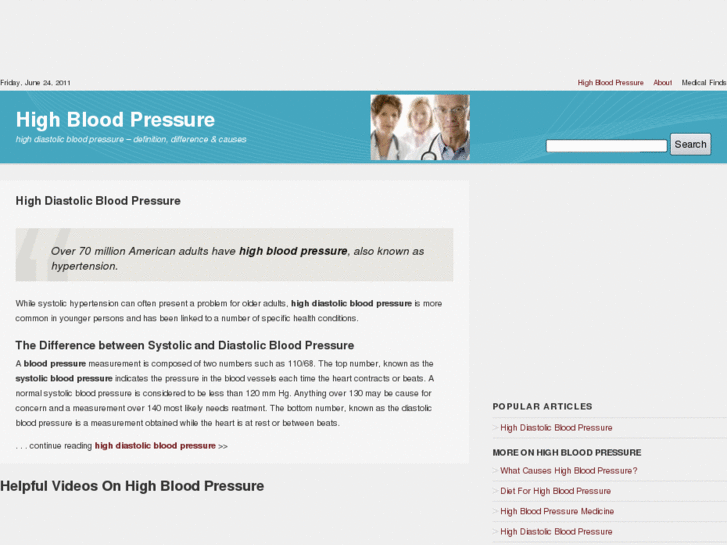 www.highdiastolicbloodpressure.net