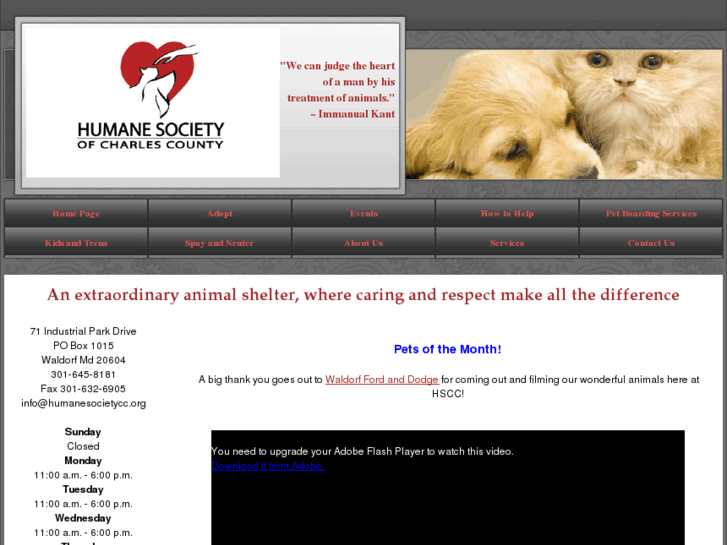 www.humanesocietycc.org