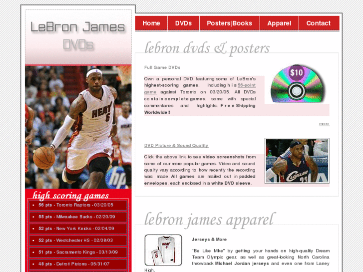 www.lebronjamesdvds.com