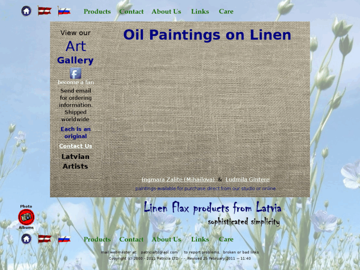 www.linenpaintings.com