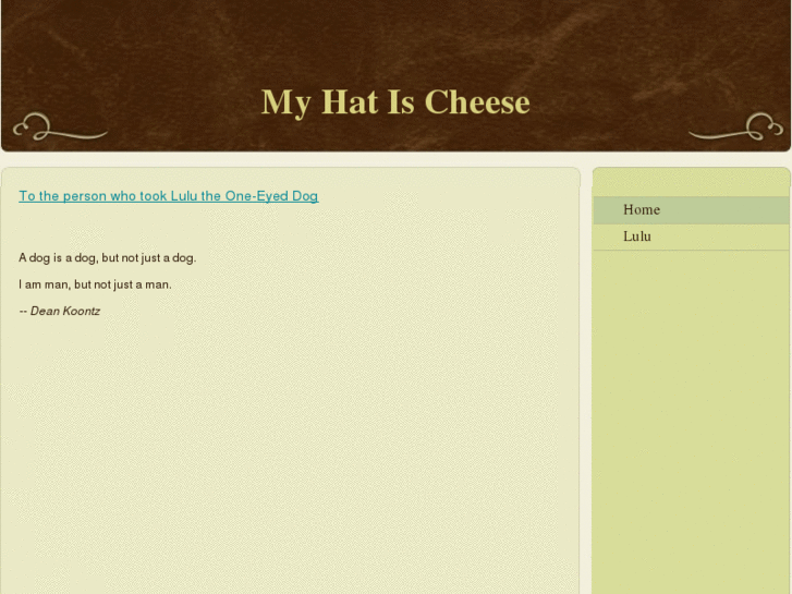 www.myhatischeese.com