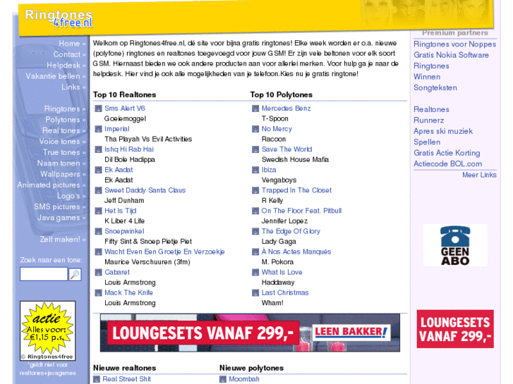 www.ringtones4free.nl