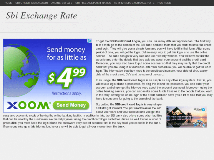 www.sbiexchangerate.com