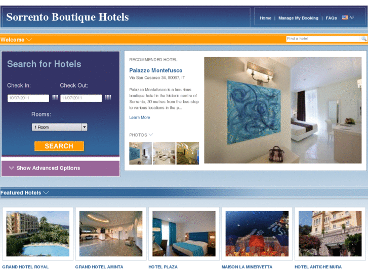 www.sorrentoboutiquehotels.com