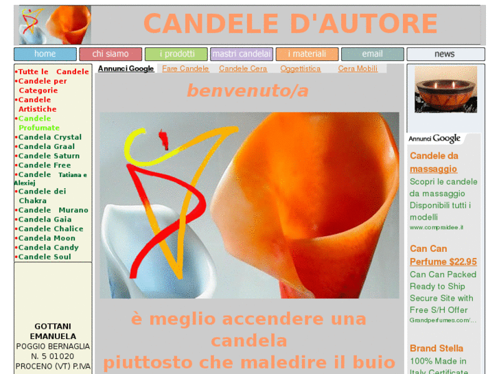 www.candeledautore.net