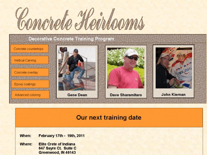 www.concreteheirlooms.com