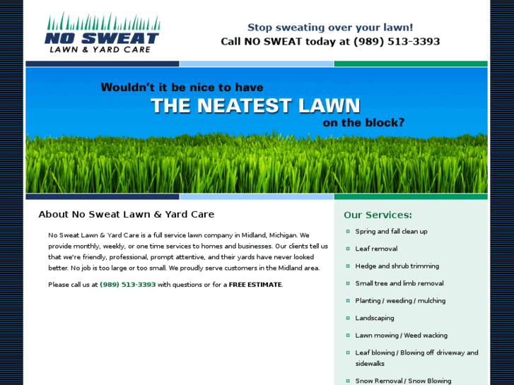 www.nosweatlawncare.com