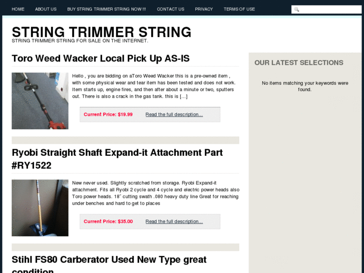 www.stringtrimmerstring.com