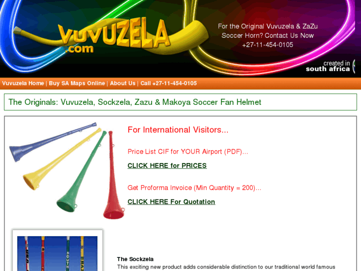 www.vuvuzela.com
