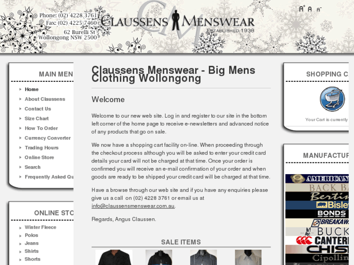 www.claussensmenswear.com.au