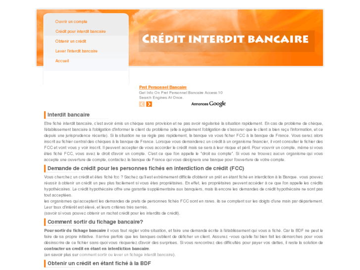 www.credit-interdit-bancaire.fr