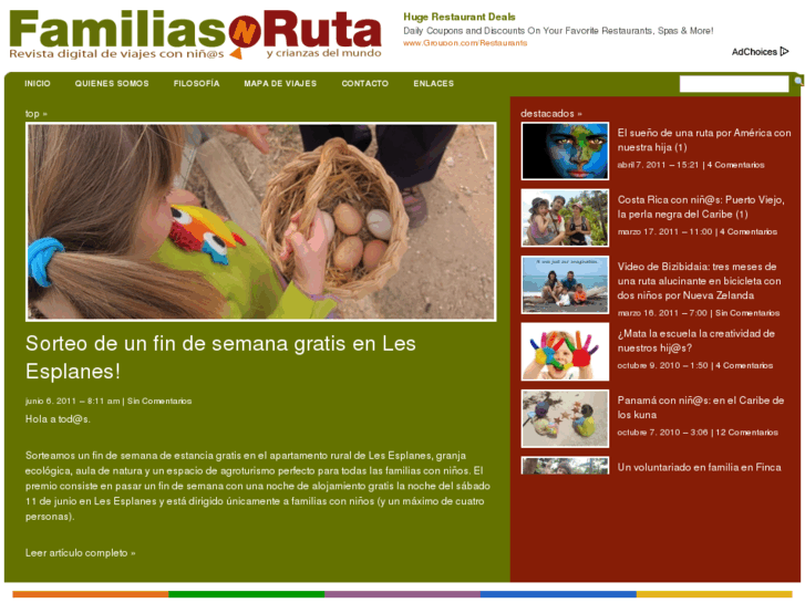 www.familiasenruta.com