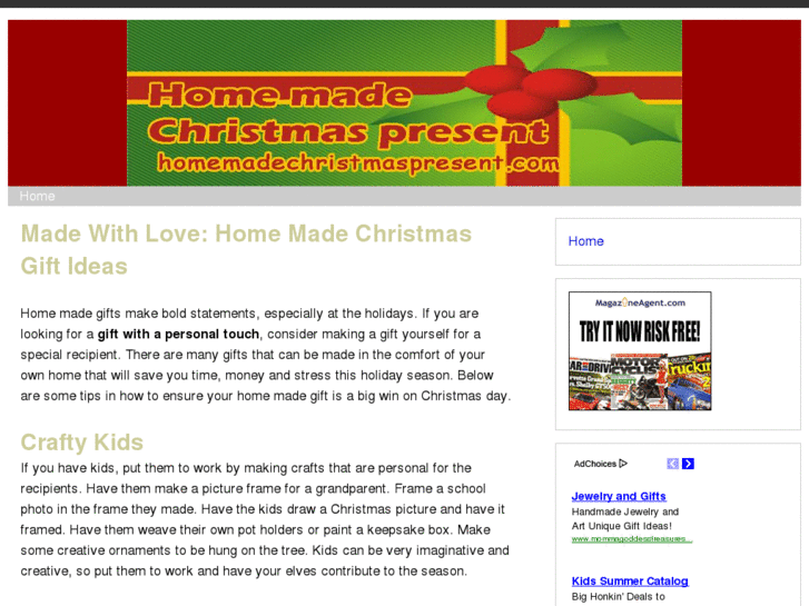 www.homemadechristmaspresents.com