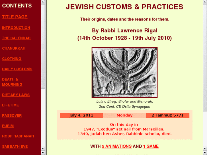 www.jewish-customs.co.uk