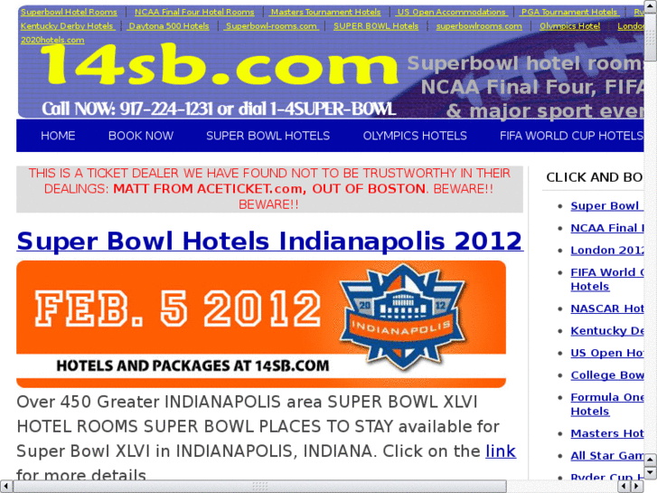 www.superbowllodging.net