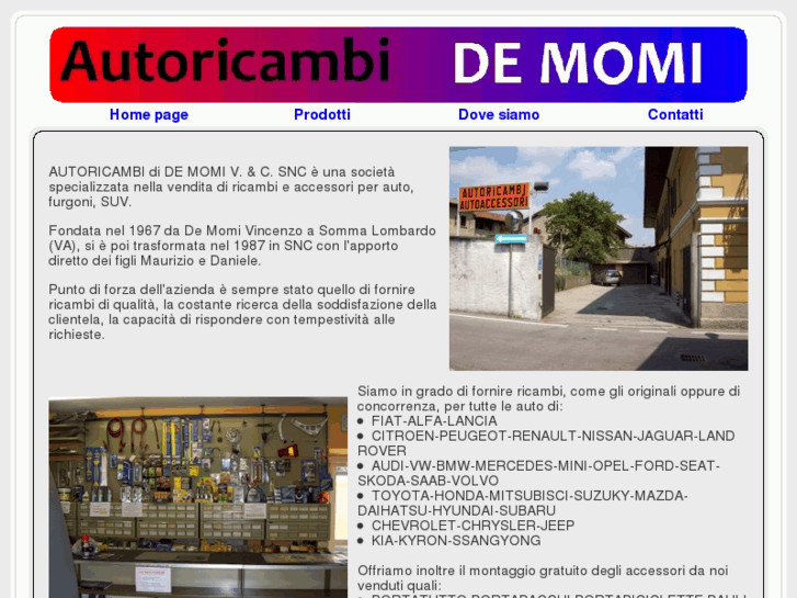 www.autoricambidemomi.com