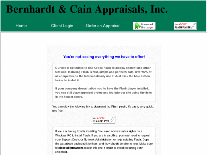 www.bernhardtcainappraisals.com