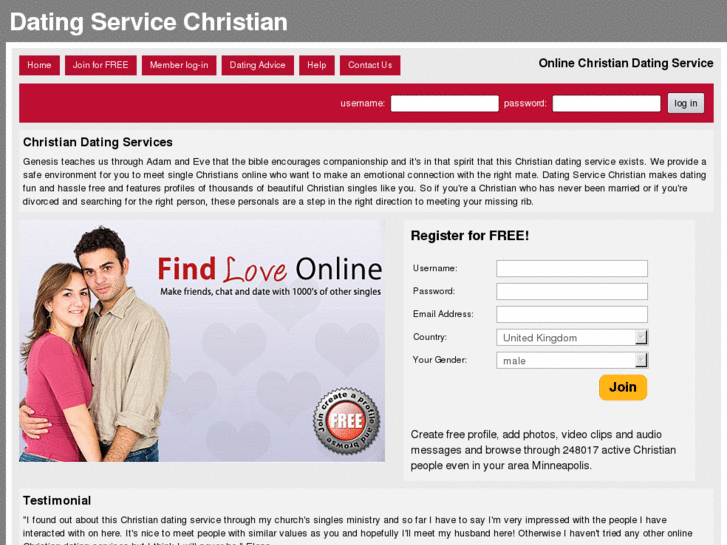 www.datingservicechristian.net