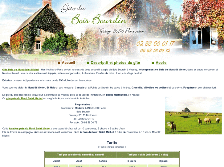 www.gite-baiemontsaintmichel.com