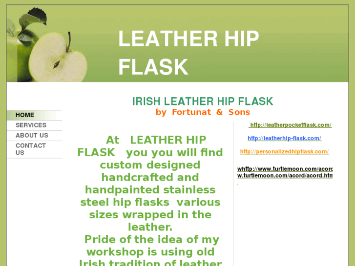 www.leatherhipflask.com