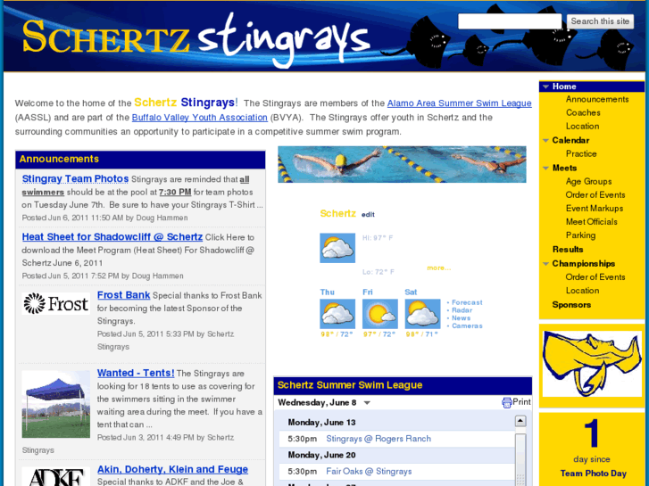 www.schertzstingrays.com