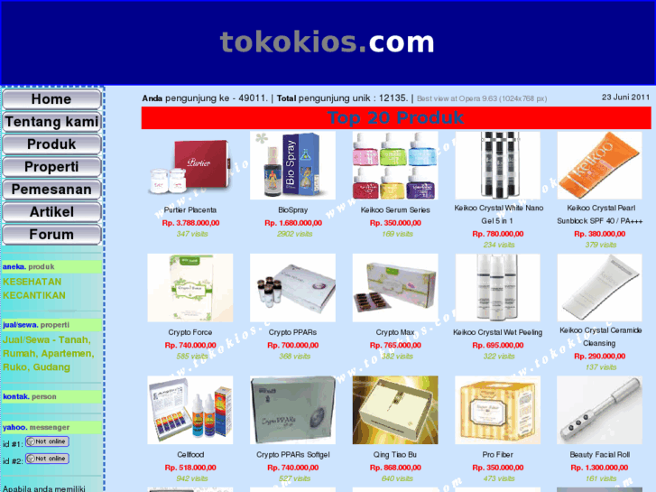 www.tokokios.com