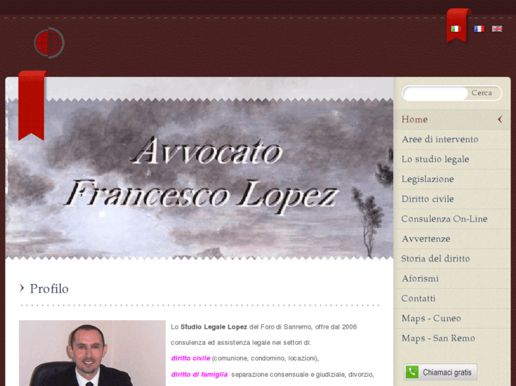 www.avvocatofrancescolopez.com