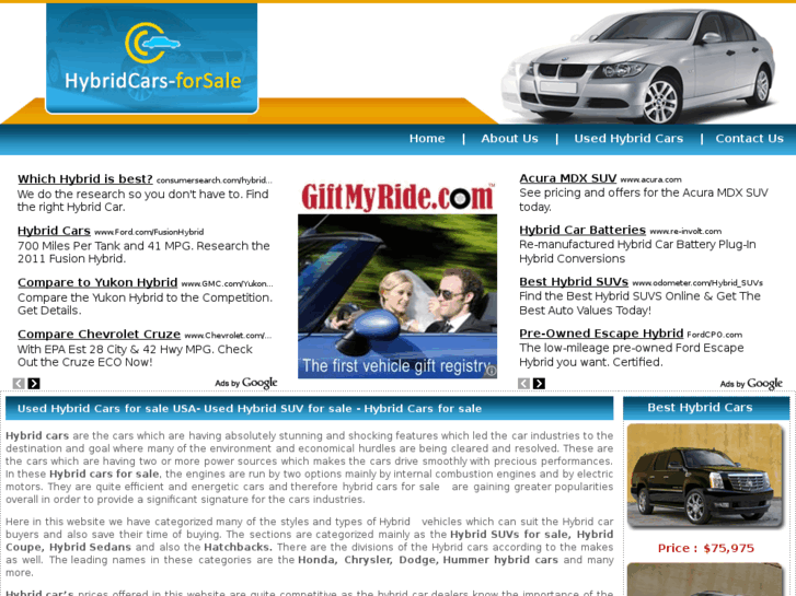 www.hybrid-carsforsale.com