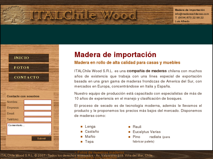 www.maderaschilenas.com