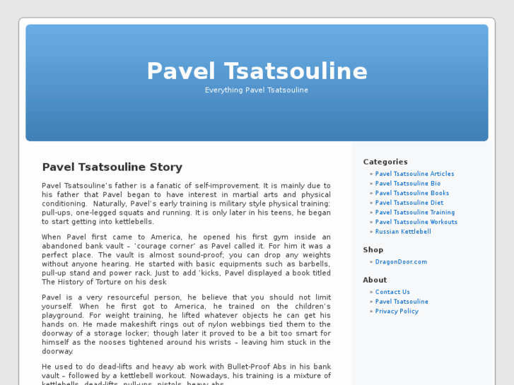 www.paveltsatsouline.net