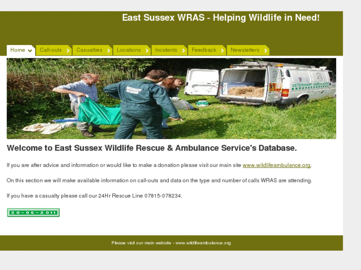 www.wildlifeambulancedb.org