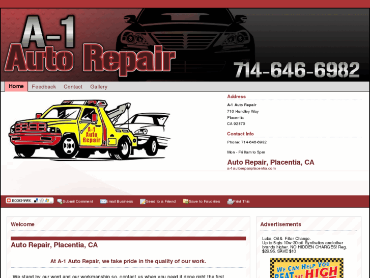 www.a-1autorepairplacentia.com