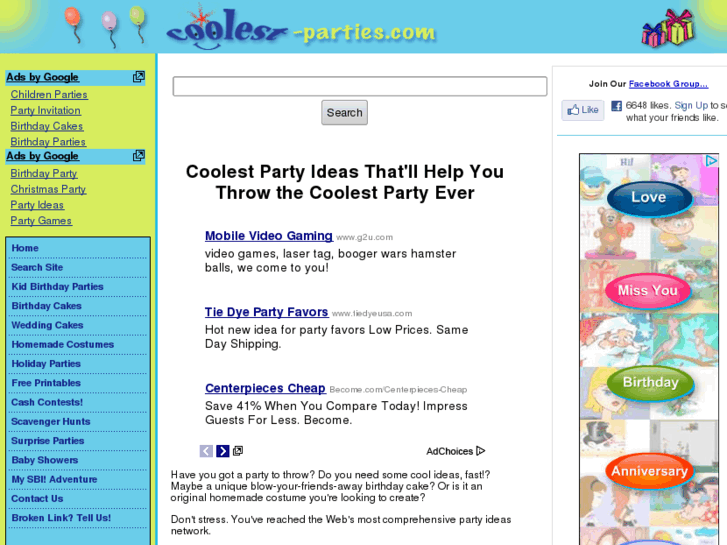 www.coolest-parties.com